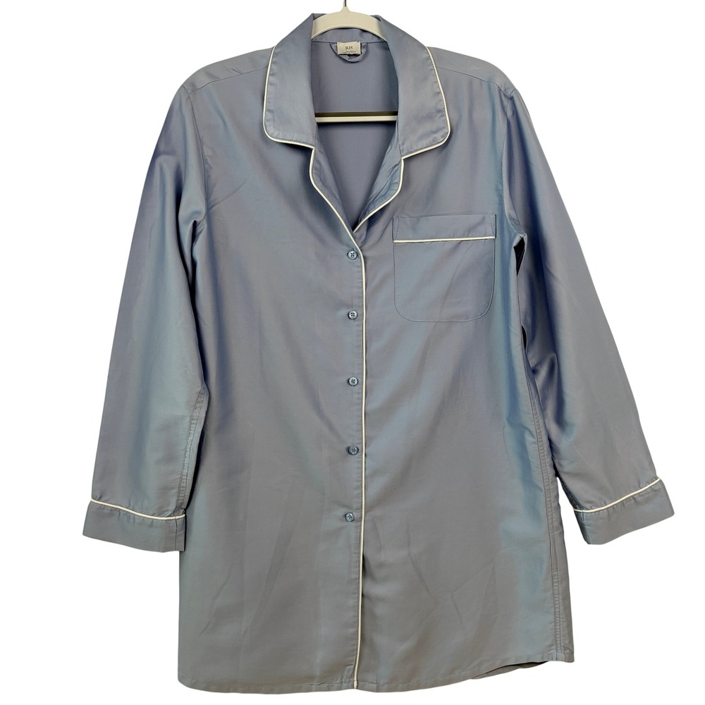 RH‎ Restoration Hardware Nightshirt Medium Blue Excellent